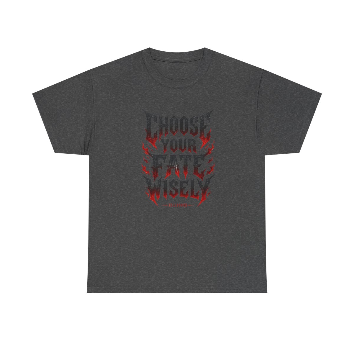 Hellbound "Choose Your Fate Wisely" Unisex Tee - alternate angle 3, merchandise