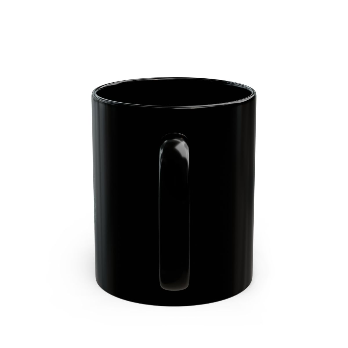 Hellbound " above and partially overlapping " Black Mug - alternate angle 4, merchandise