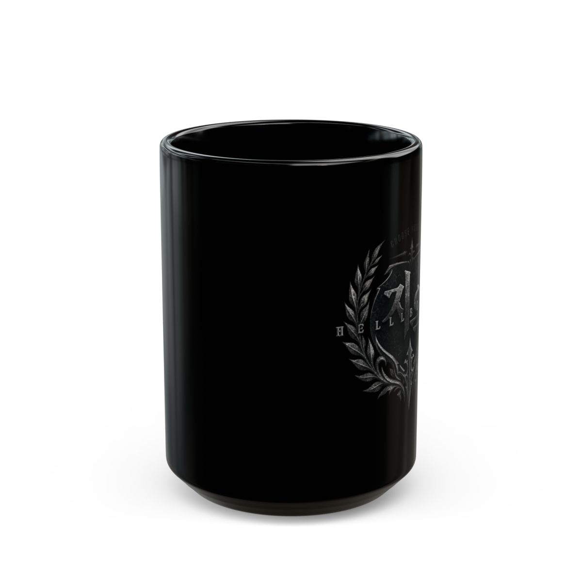 Hellbound "Choose Your Fate" Black Mug - alternate angle 2, merchandise
