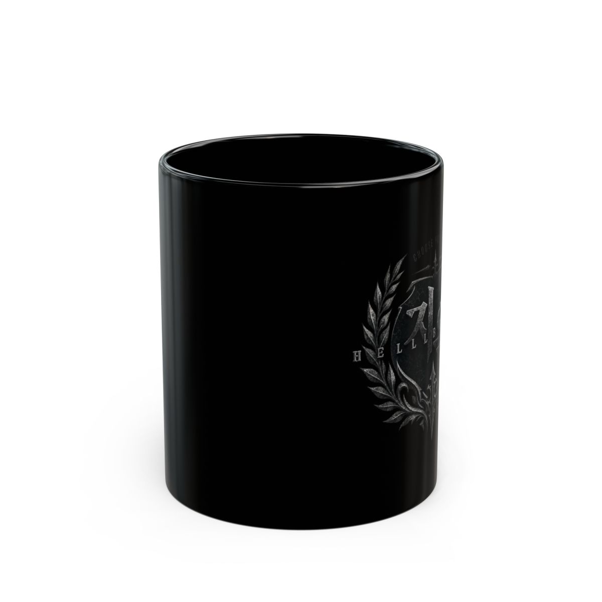 Hellbound "Choose Your Fate" Black Mug - alternate angle 1, merchandise