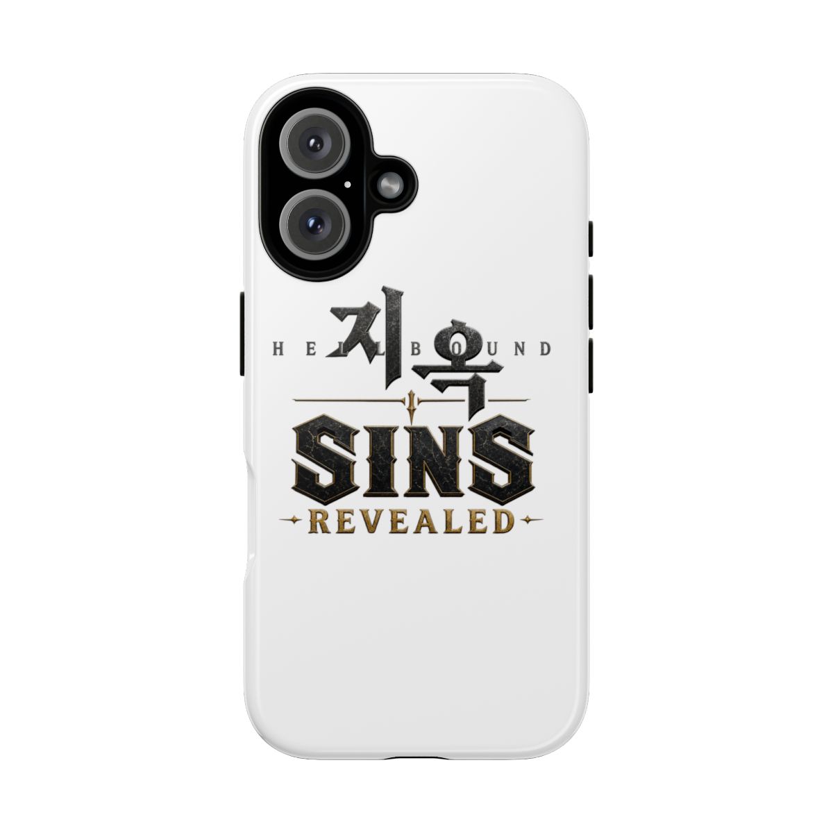 Hellbound "Sins Revealed" Phone Case - alternate angle 1, merchandise