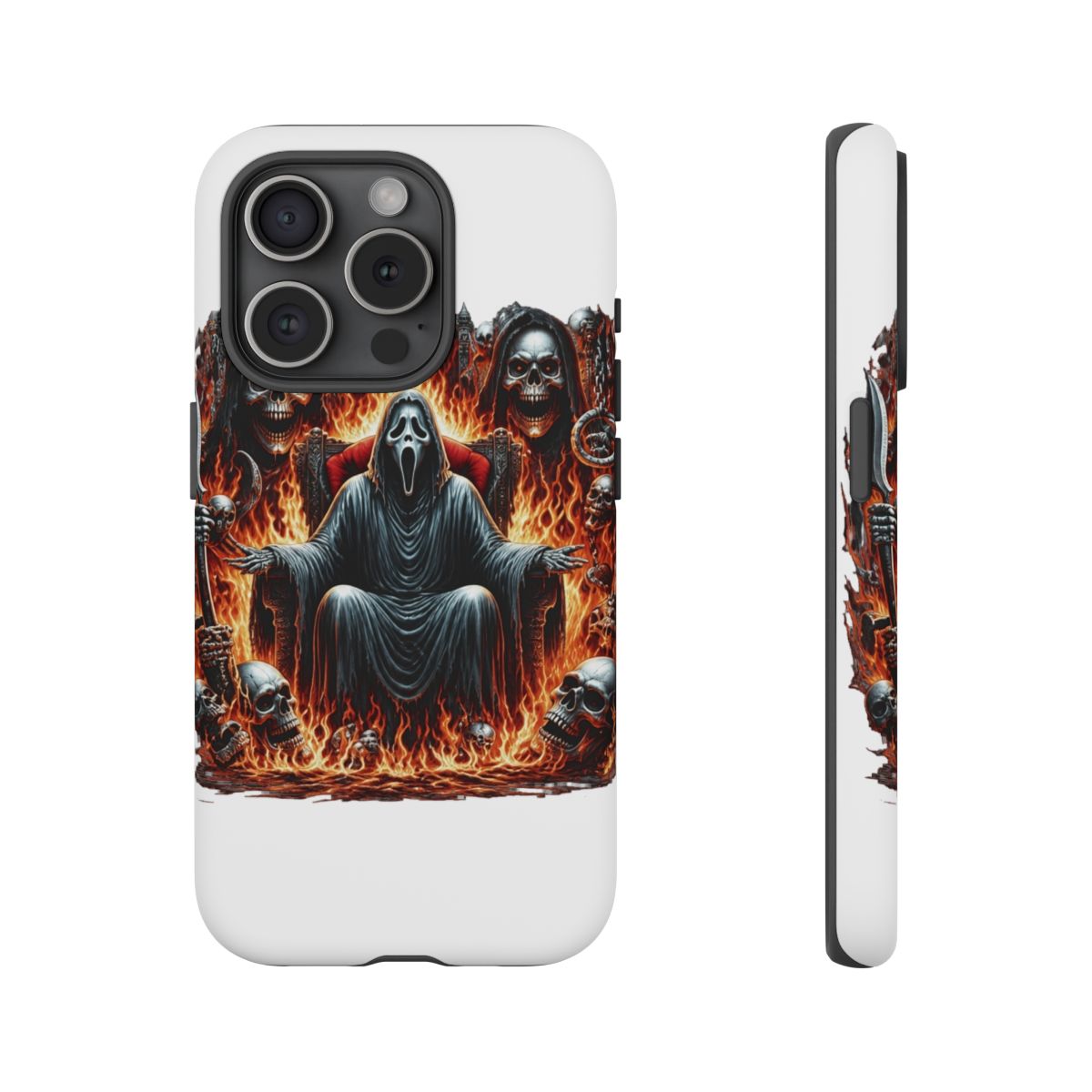Hellbound Throne - Ghostface on the Throne Phone Case - alternate angle 5, merchandise