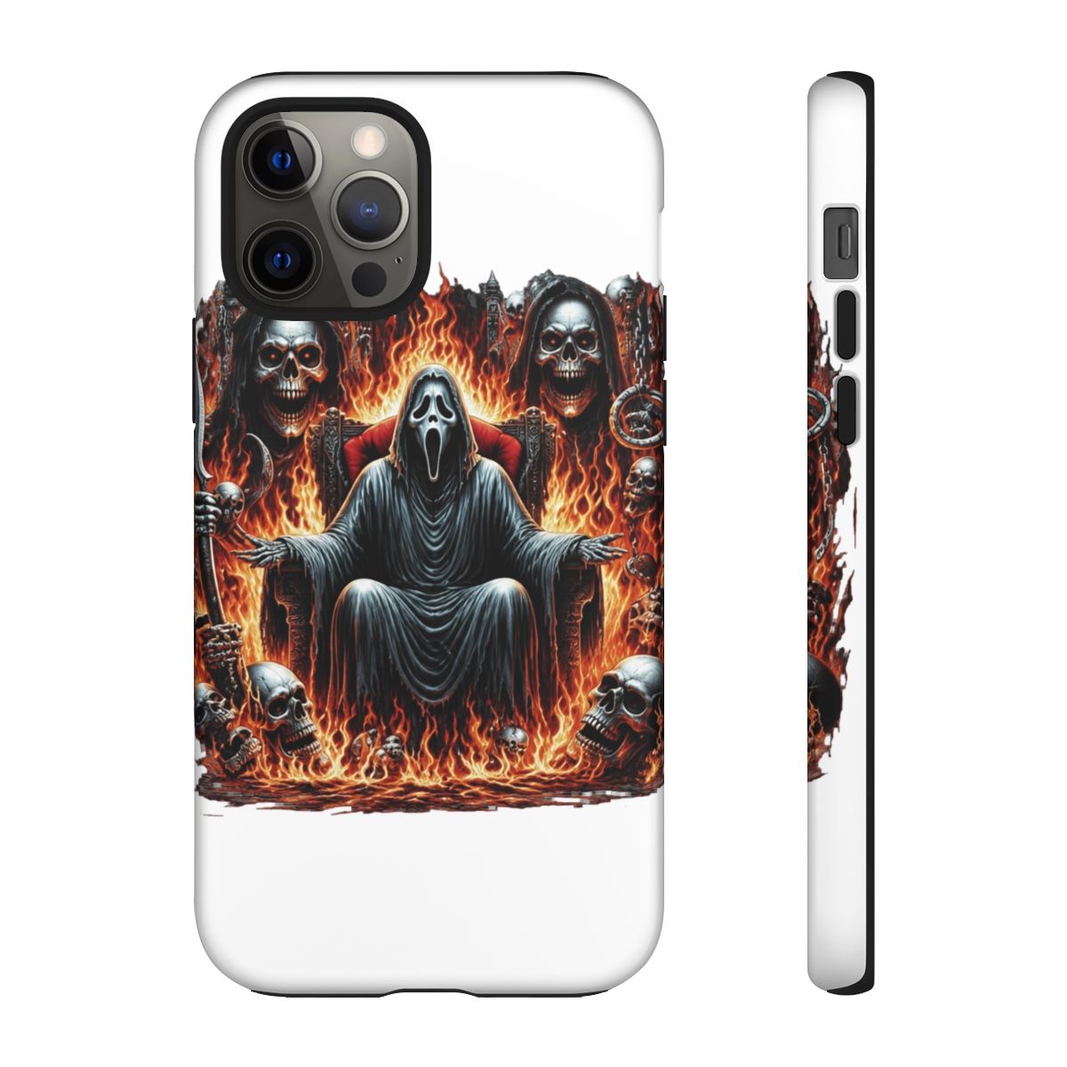 Hellbound Throne - Ghostface on the Throne Phone Case - alternate angle 1, merchandise