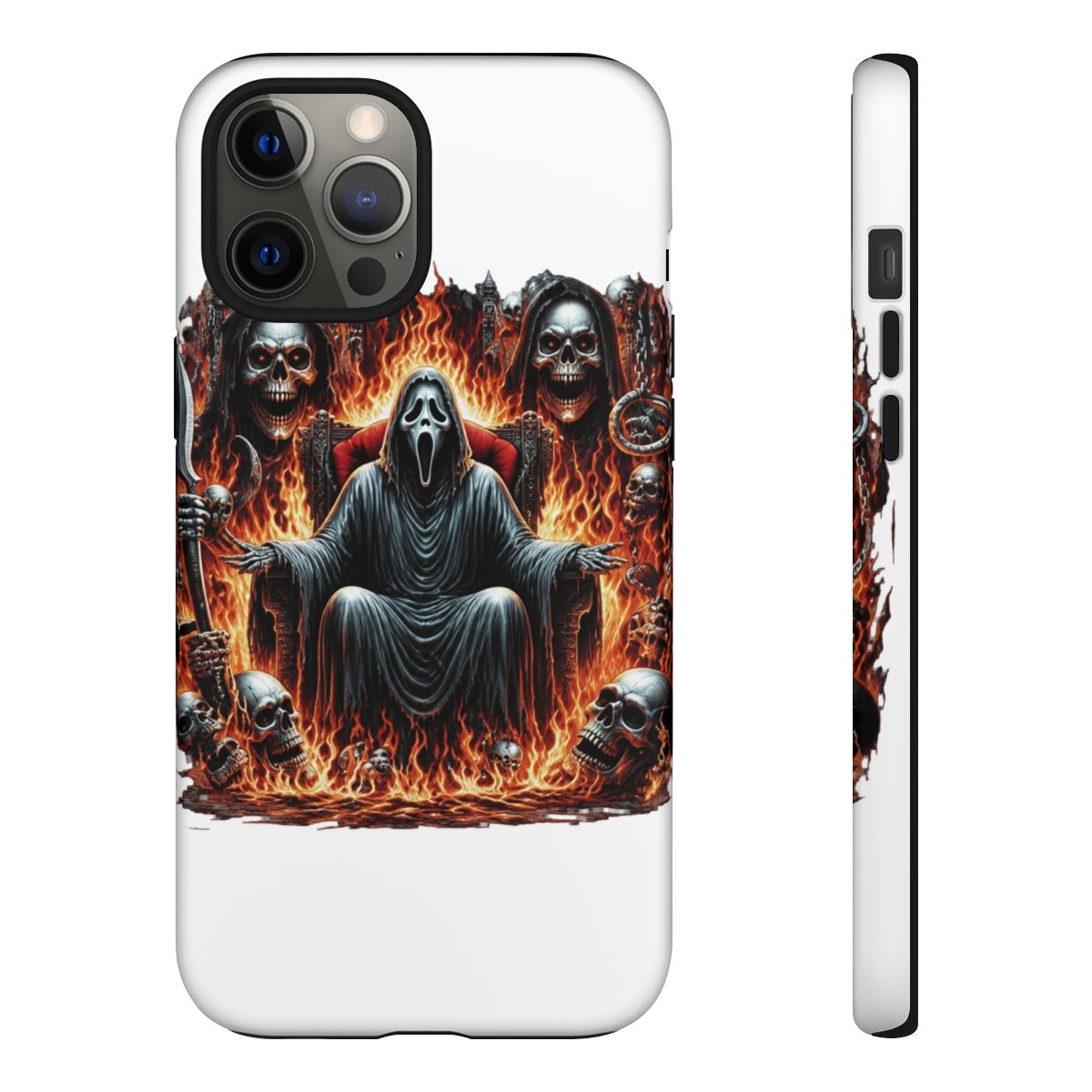 Hellbound Throne - Ghostface on the Throne Phone Case - alternate angle 3, merchandise