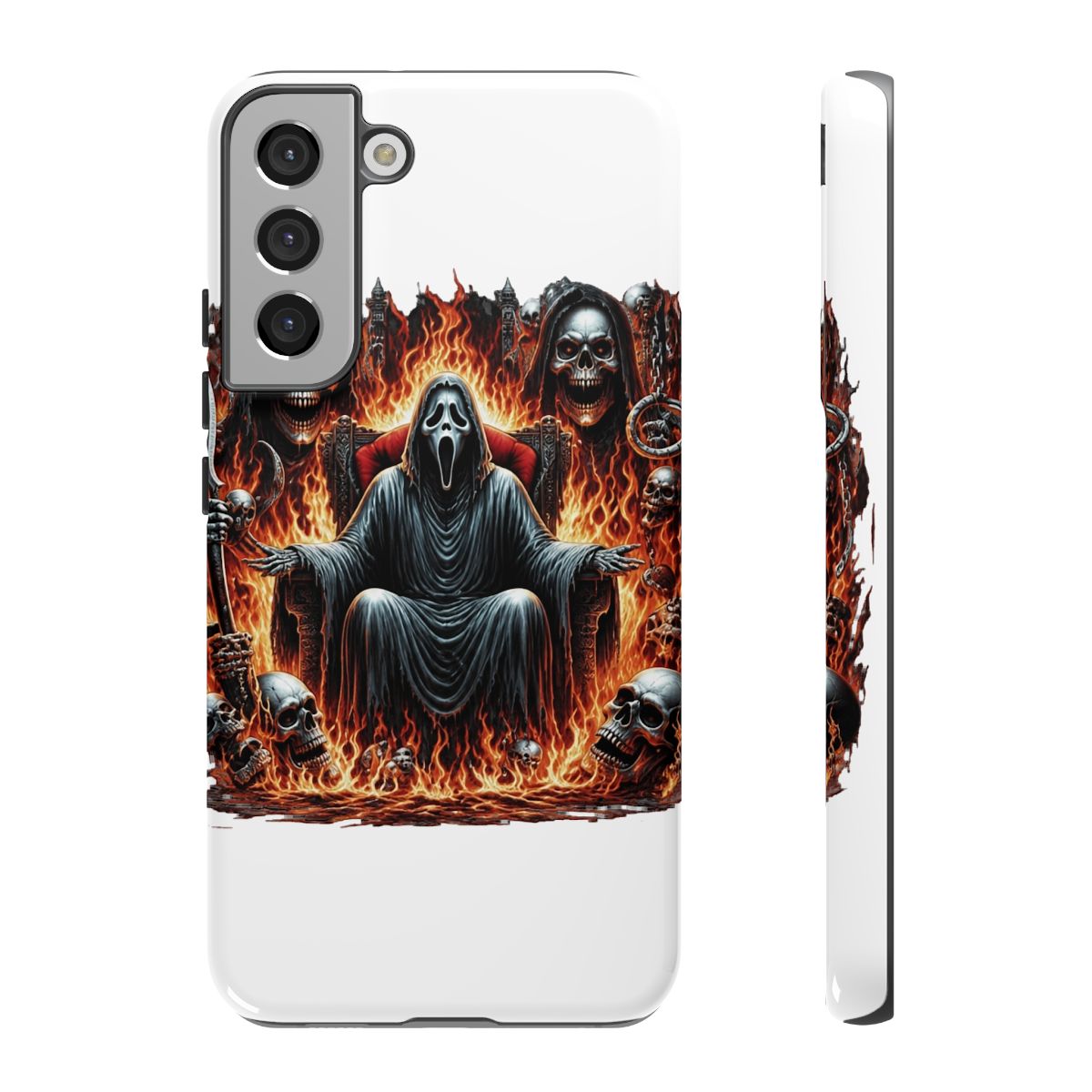 Hellbound Throne - Ghostface on the Throne Phone Case - alternate angle 2, merchandise