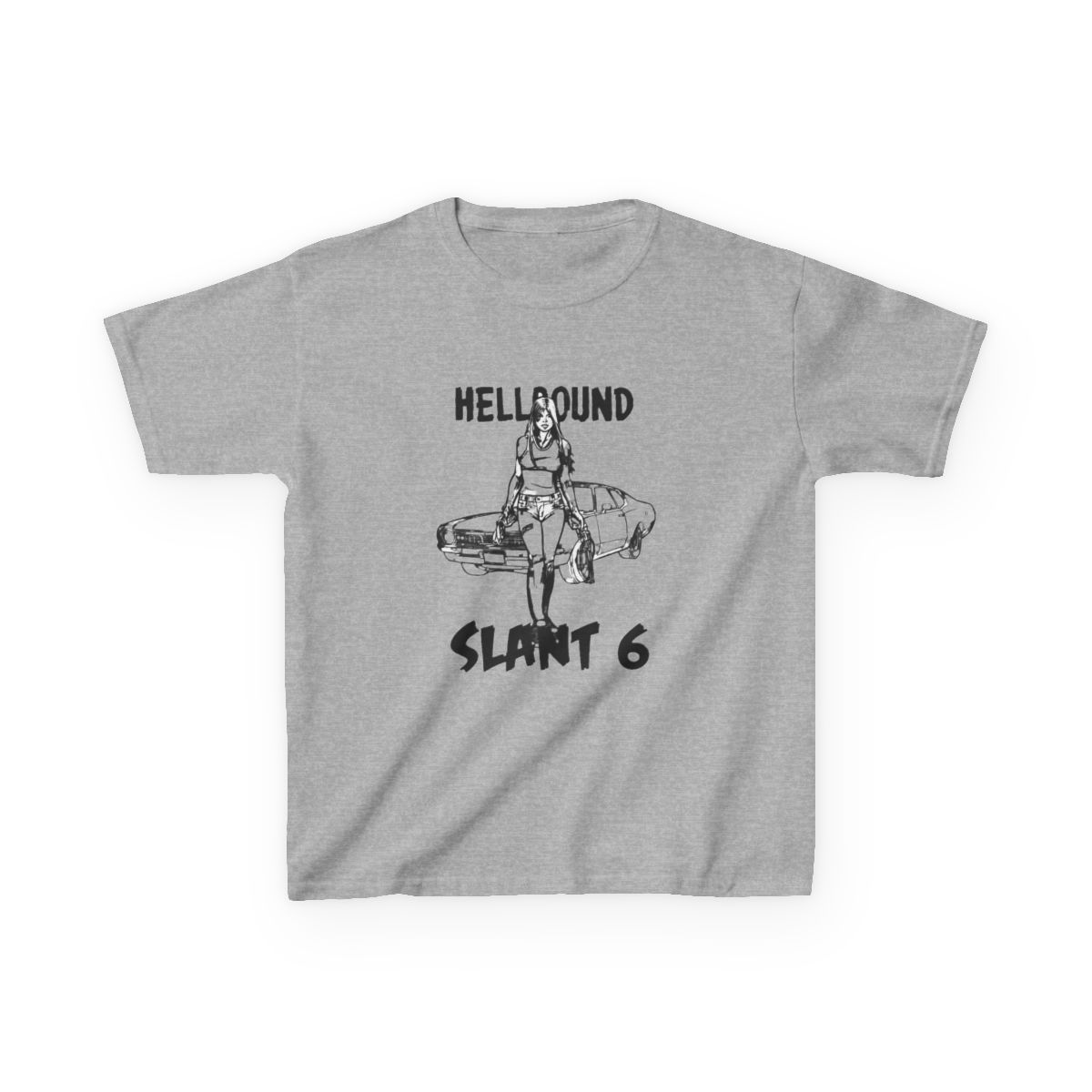Hellbound Slant 6 Kids T-Shirt - alternate angle 2, merchandise