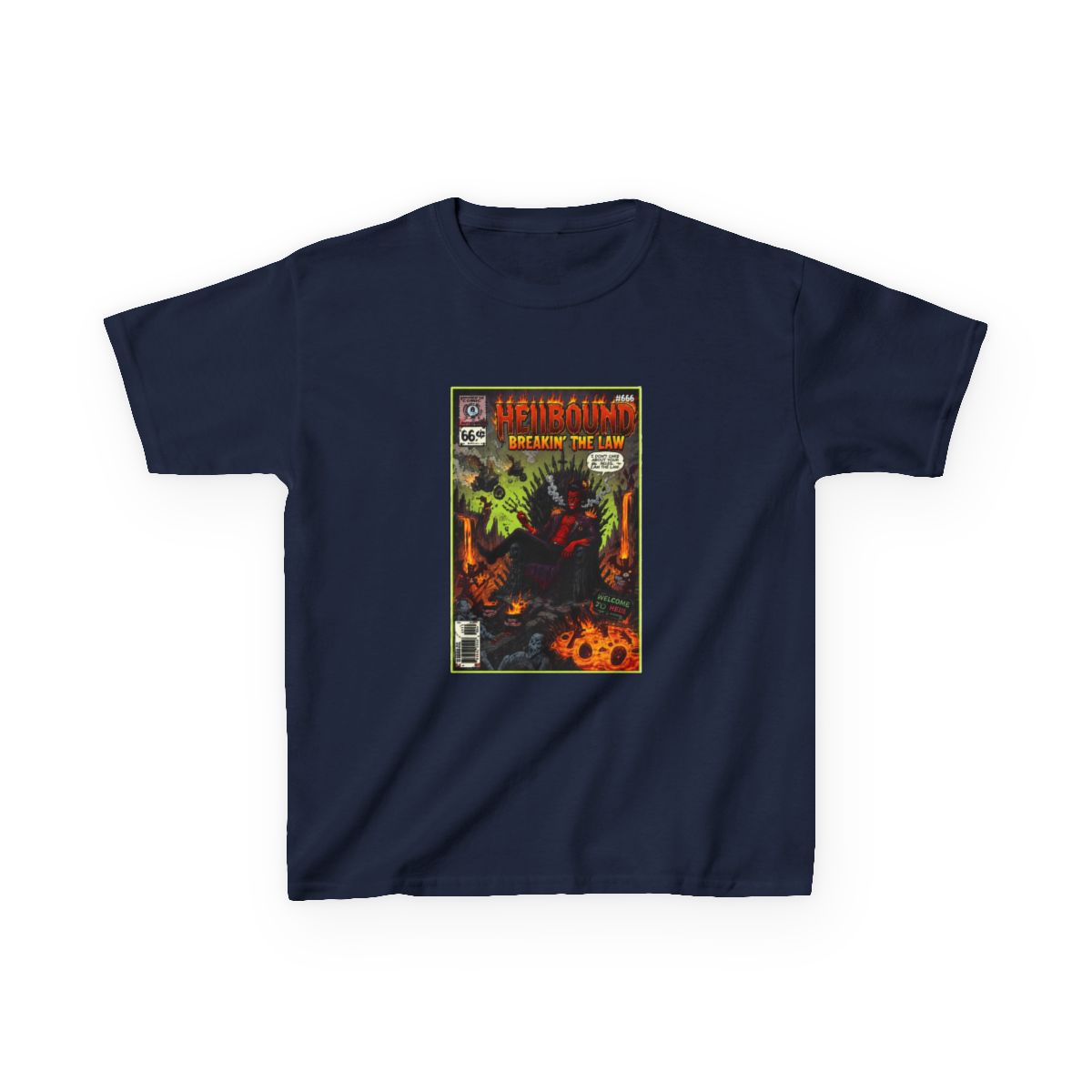 HELLBOUND (Comic Style) Kids T-Shirt - alternate angle 4, merchandise