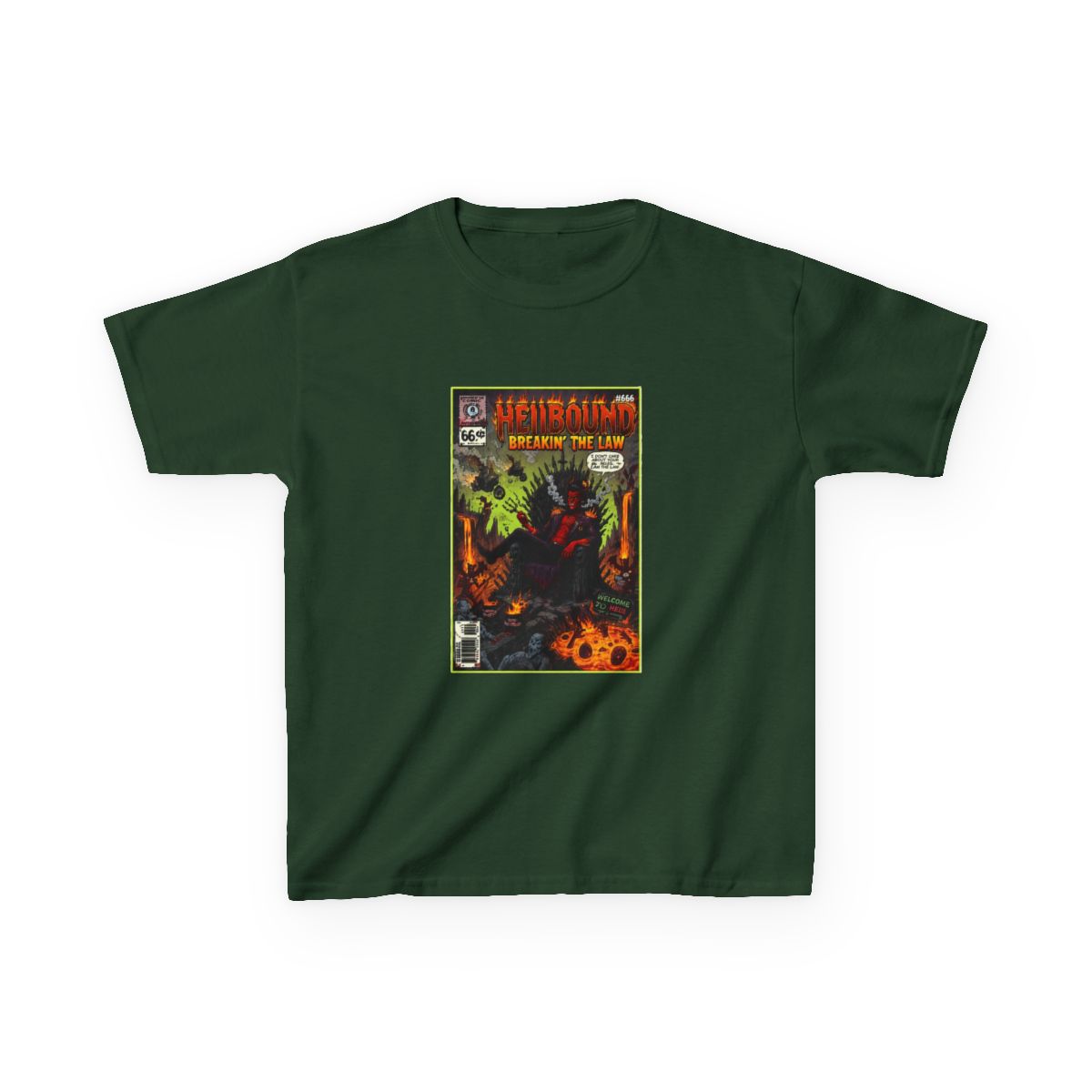 HELLBOUND (Comic Style) Kids T-Shirt - alternate angle 5, merchandise