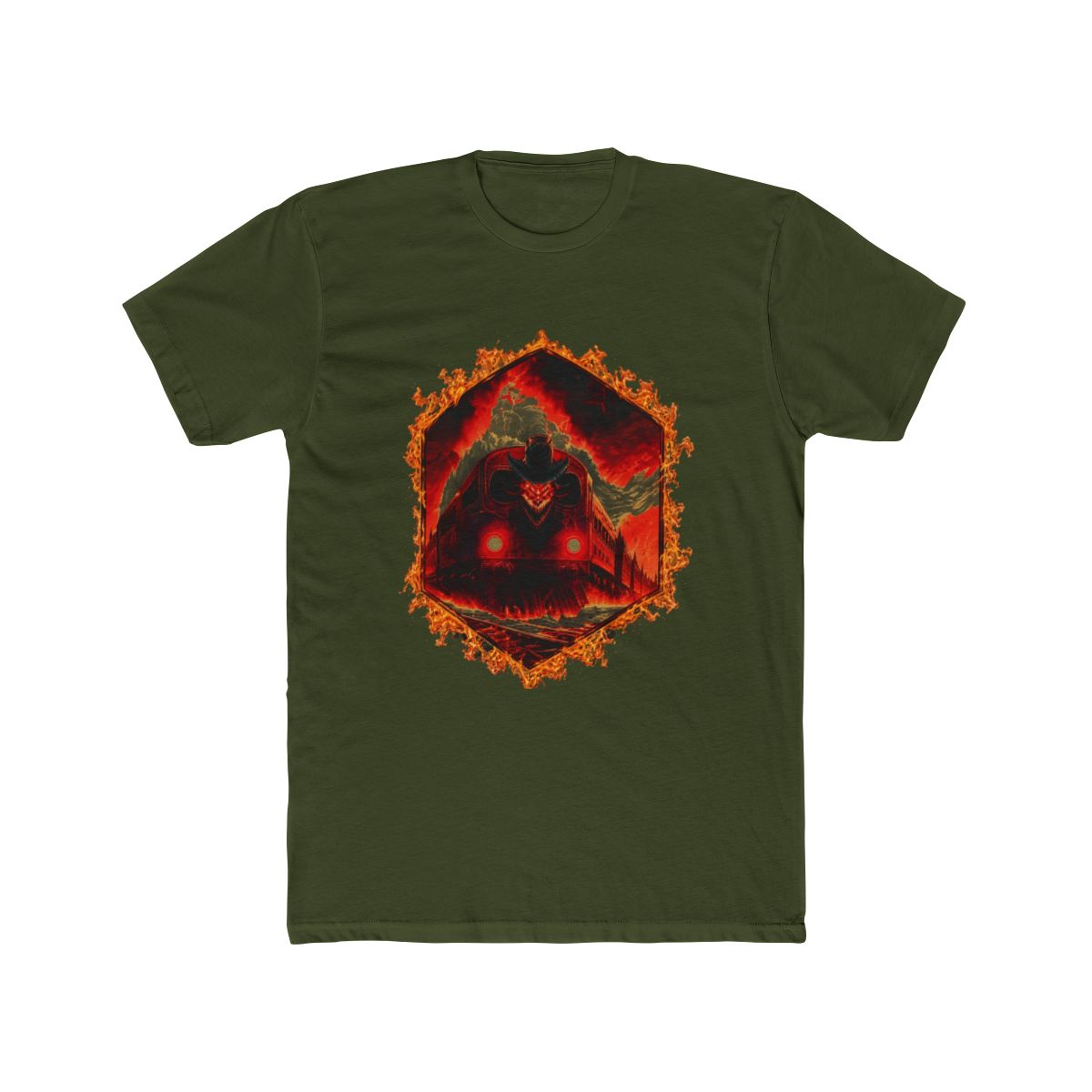 Hellbound Train On Its Journey to Hades T Shirt - alternate angle 4, merchandise
